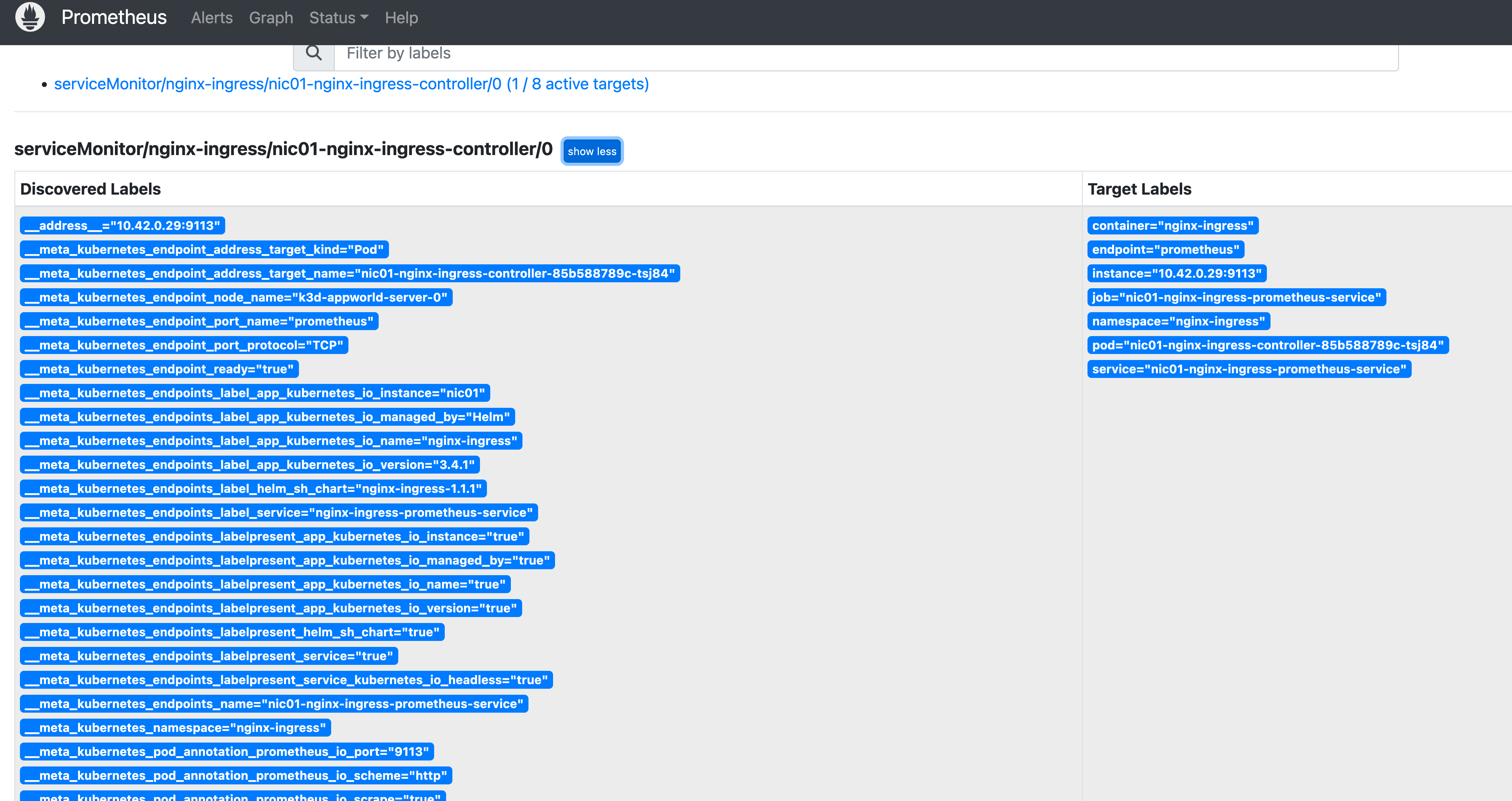 Prometheus service discovery